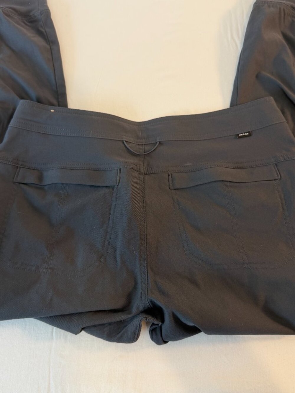 prAna Cargo Jogger Pants Women's 8 Standard Fit Gray Stretch Hiking Outdoor - Picture 9 of 11